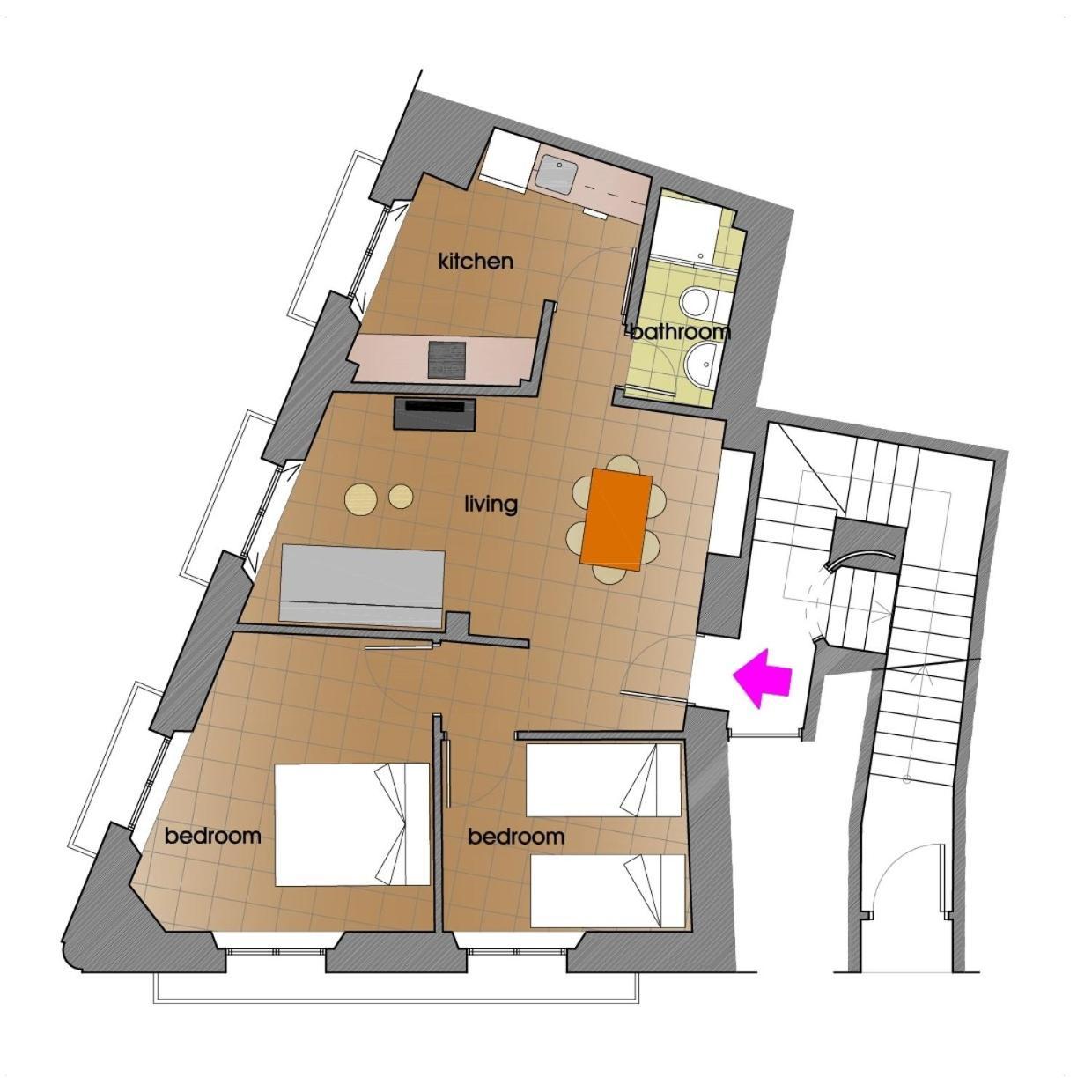 Homeyseville- Bright Apartment At Santa Cruz 6 Pax, Parking Optional Extérieur photo